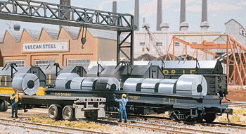 Walthers Cornerstone Steel Coil Load -- Kit pkg(12) - 933-1499