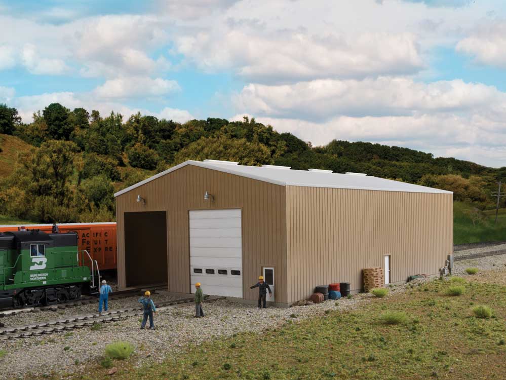 Walthers Cornerstone 933-2986 HO Modern Double-Track Engine House -- Kit