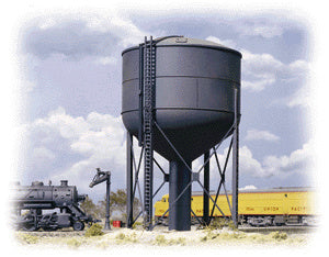 Walthers Cornerstone Steel Water Tank -- Kit - 3-1/4 x 3 x 7" 11.3 x 7.5 x 17.5 cm - 933-3043