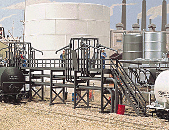 Walthers Cornerstone HO Oil Loading Platform -- Kit