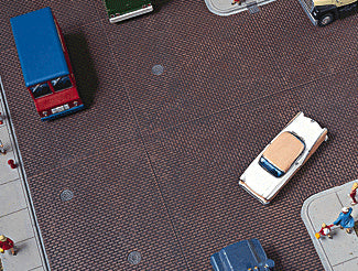 Walthers Cornerstone HO Brick Street System -- Complete Set