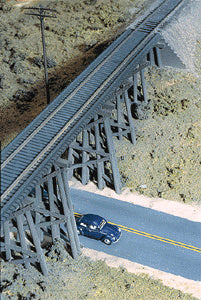 Walthers Cornerstone HO Trestle w/Deck Girder Bridge -- Kit