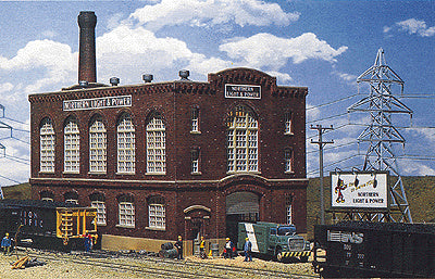 Walthers Cornerstone Northern Light & Power Powerhouse -- Kit - 6-5/8 x 4-1/8" 17 x 10.5cm - 933-3214