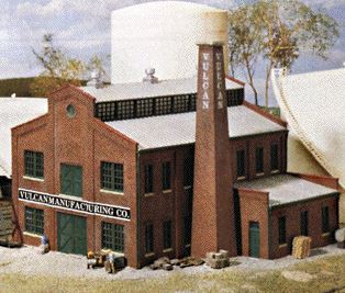 Walthers Cornerstone Vulcan Manufacturing Co. -- kit - 5-5/8 x 5-11/16 x 4-11/16" 14 x 14.2 x 12cm - 933-3233