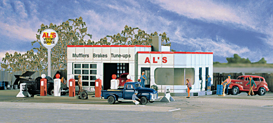 Walthers Cornerstone HO Al's Victory Service -- Kit