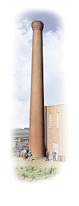 Walthers Cornerstone One-Piece Smokestack pkg(2) -- 13/16" 2cm Diameter at Base; 6-1/4" 15.8cm Tall - 933-3289