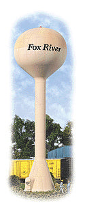 Walthers Cornerstone Modern Water Tower -- Kit - 9-1/2" 23.7 Tall x 3-1/8" 7.8cm Diameter - 933-3528