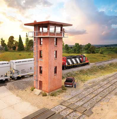 Walthers Cornerstone HO Modern Yard Tower -- Kit