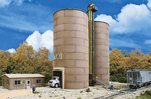 Walthers Cornerstone Rail-to-Road Aggregate Transfer -- Kit - 14-1/2 x 9-5/8 x 11" 36.8 x 24.4 x 27.9cm - 933-4036