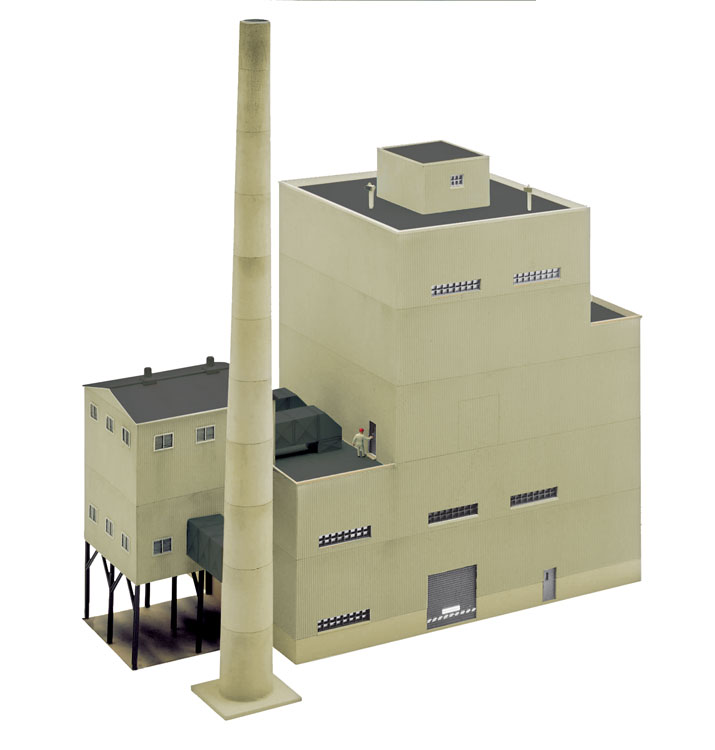 Walthers Cornerstone Metro Power & Light -- Kit - Generating Plant 13-7/8 x 10 x 13" 35.2 x 25.4 x 33cm - 933-4052