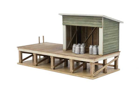 Walthers Cornerstone HO Milk Platform -- Kit