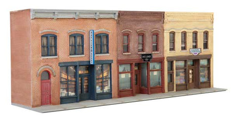 Walthers Cornerstone HO Merchant Row Background Building -- Kit