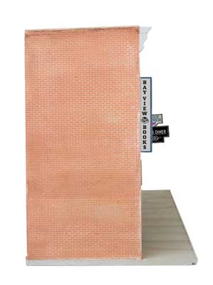 Walthers Cornerstone HO Merchant Row Background Building -- Kit