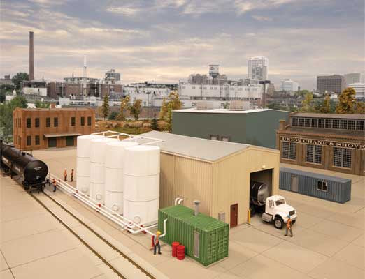 Walthers Cornerstone HO 	Corn Syrup Transfer - Transload Facility -- Kit