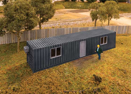 Walthers Cornerstone HO Transload Mobile Office - Transload Facility -- Kit