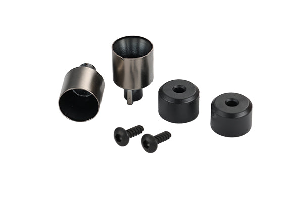 Traxxas 9344 Exhaust tips (2)/ exhaust tips Mount (2)/ 2.6x8mm BCS (2) - TRA9344