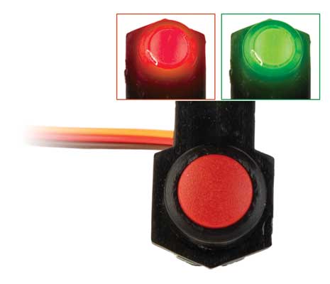 Walthers Controls LED Accessory Fascia Controller - Walthers Layout Control System -- Red - Green