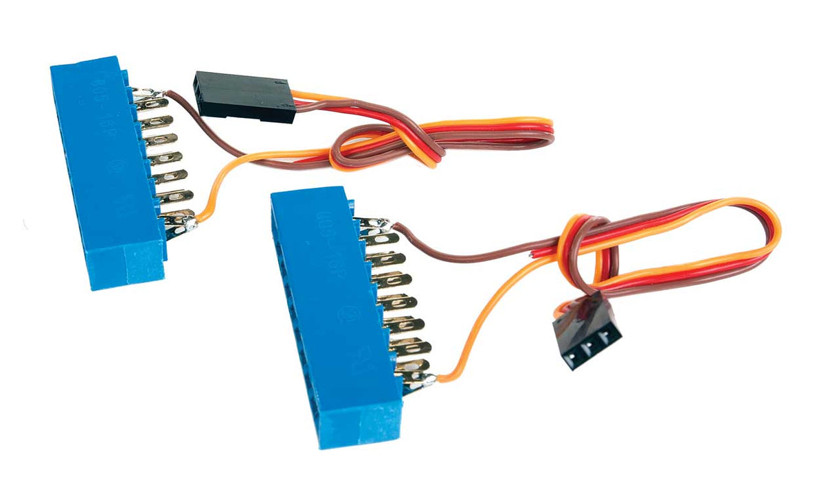 Walthers Layout Control System -- Edge Connector for Tortoise(TM) Switch Machine w/Green PC Board pkg(2) - 942-144