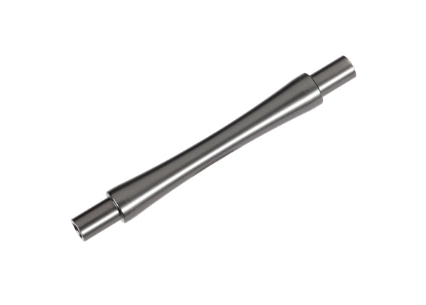 Traxxas 9463 Axle, Wheelie bar, 6061-T6 aluminum (gray-anodized) (1)/ 3x12 BCS (with threadlock) (2) - TRA9463