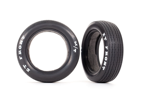 Traxxas 9470 Tires, Front (Mickey Thompson ET Front) (2)/ foam Inserts (2) - TRA9470