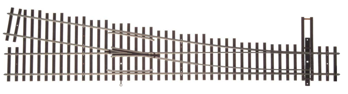 WalthersTrack HO Code 100 Nickel Silver DCC-Friendly #6 Turnout -- Right Hand - 948-10018