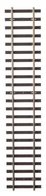 WalthersTrack HO Nickel Silver 6" Transition Track -- Code 83 to Code 70