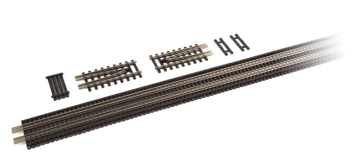 WalthersTrack HO Code 83 Nickel Silver Bridge Track Set -- 36" .9m Long - 948-83004