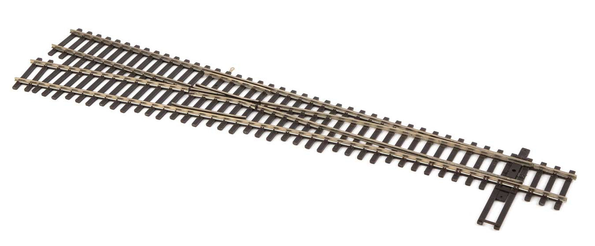 WalthersTrack HO Code 83 Nickel Silver DCC Friendly Number 6 Turnout -- Left Hand - 948-83017