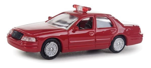 Walthers HO Ford(R) Crown Victoria Police Interceptor -- Fire Command decals (red, nonworking lights)