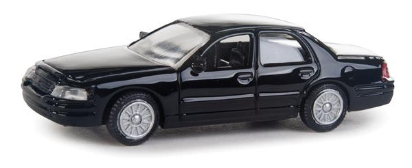 Walthers HO Ford(R) Crown Victoria Police Interceptor -- Unmarked Unit (black, No Lights)