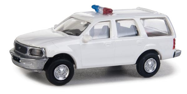 Walthers HO Ford(R) Expedition Special Service Vehicle (SSV) -- Police agency decals (white, nonworking lights)