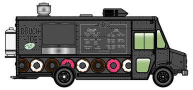 Walthers SceneMaster Morgan Olson(R) Route Star Van -- Dough & Joe Food Truck