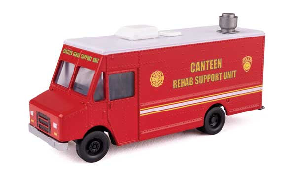 Walthers SceneMaster HO Morgan Olson(R) Route Star Van -- Fire Dept Canteen