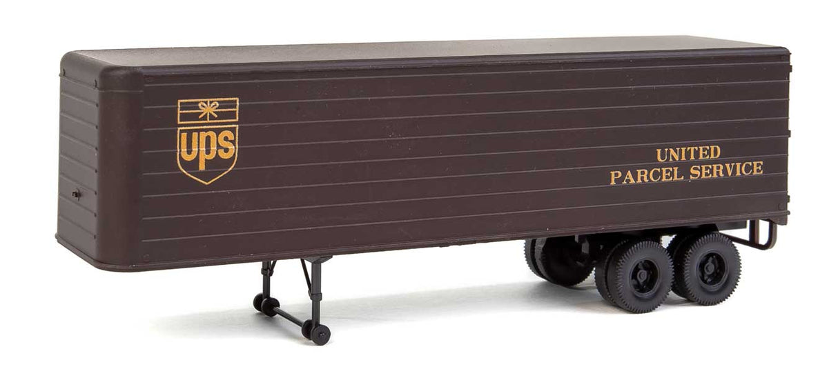 Walthers SceneMaster HO 35' TRAILER UPS 2/PK - 949-2428