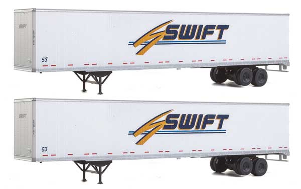53' Stoughton Trailer 2-Pack - Assembled -- Swift