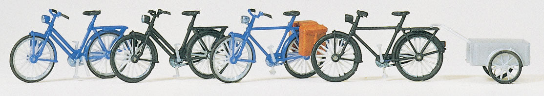 Walthers SceneMaster Bikes with Accessories -- Kit - 949-4124