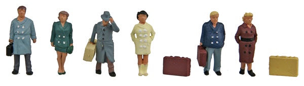 Walthers SceneMaster HO City Travelers -- pkg(6)