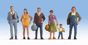 Walthers SceneMaster HO Pedestrians pkg(6) -- Set #2
