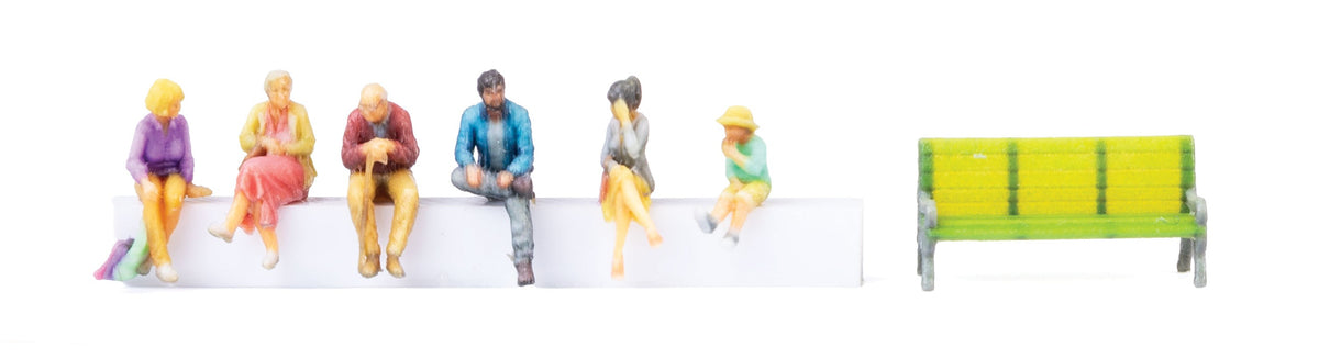 Walthers SceneMaster N-Scale Sitting People