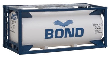 Walthers SceneMaster 20' Tank Container - Kit -- Bond - 949-8103