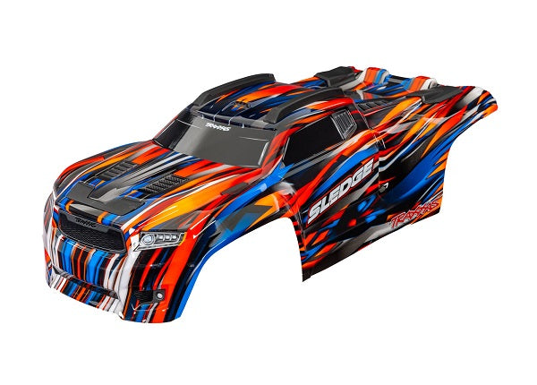 Traxxas 9511-ORNG Body SLEDGE - Orange Complete