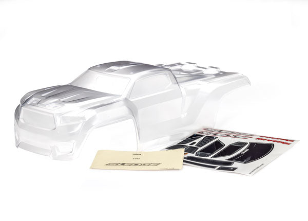 Traxxas 9511 Body, Sledge (Clear, requires painting)/window, grille, lights Decal Sheet - TRA9511