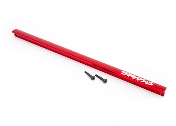 Traxxas 9523R Chassis Brace (T-Bar), 6061-T6 aluminum (red-anodized)/ 3x16 SS (2) - TRA9523R