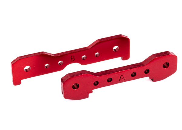 Traxxas 9527R Tie bars, Front, 6061-T6 aluminum (red-anodized)