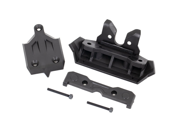 Traxxas 9535 Bumper, Front/ SkidPlate, Front/ tie Bar Mount, Front/ 3x25 CS (2) - TRA9535
