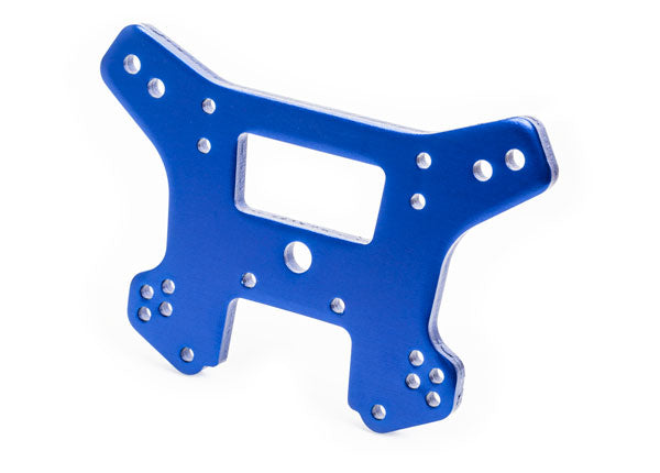 Traxxas 9539 Shock tower, Front, 6061-T6 aluminum (blue-anodized) - TRA9539