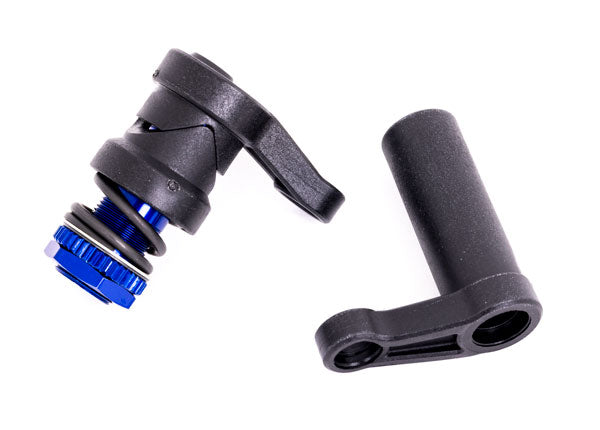 Traxxas 9545 Servo saver/ Servo saver spring/ Servo Horn, Steering (assembled) - TRA9545