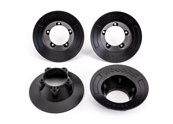 Traxxas 9569 Wheel covers, black (4) (fits #9572 Wheels)
