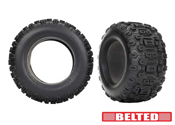 Traxxas 9571 Tires SLDGEHMR BELTED FOAM INSRT