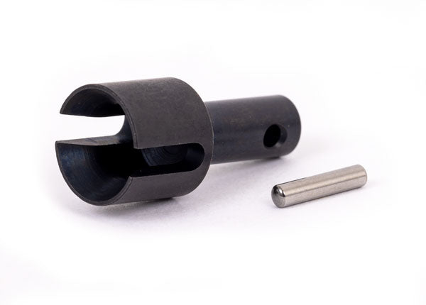 Traxxas 9583 Differential Output cup, Front or Rear (hardened steel)/ 2.5x12mm pin - TRA9583